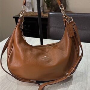 Coach Tan Leather Hobo Bag